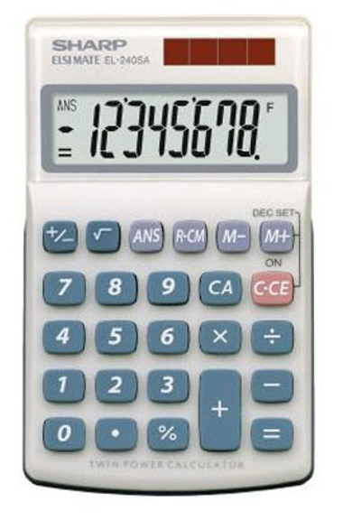 SHARP EL 240SA BASIC CALCULATOR