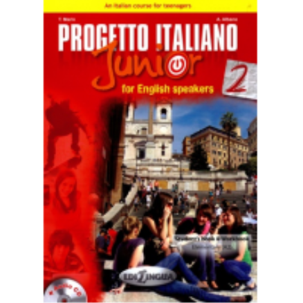 PROGETTO ITALIANO JUNIOR FOR ENGLISH SPEAKERS 2/A2 TEXT/WORKBOOK/AUDIO CD