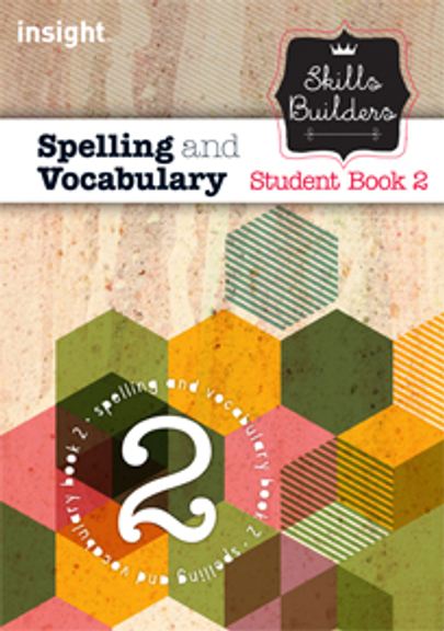 SKILLS BUILDERS SPELLING AND VOCABULARY BOOK 2 + EBOOK BUNDLE