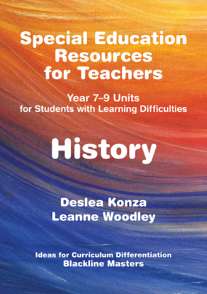 SPECIAL EDUCATION RESOURCES FOR TEACHERS - HISTORY