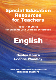 SPECIAL EDUCATION RESOURCES FOR TEACHERS - ENGLISH