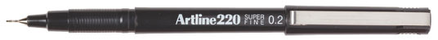 FINELINER ARTLINE 220 BLACK 0.2MM