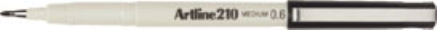 FINELINER ARTLINE 210 BLACK 0.6MM