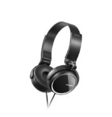 SONY HEADPHONES (XB) BLACK MDRXB250B