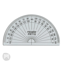 PROTRACTOR 180 DEGREES 10CM