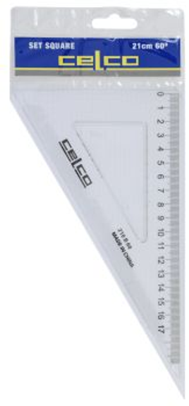 SET SQUARE 21CM 30/60 DEGREES